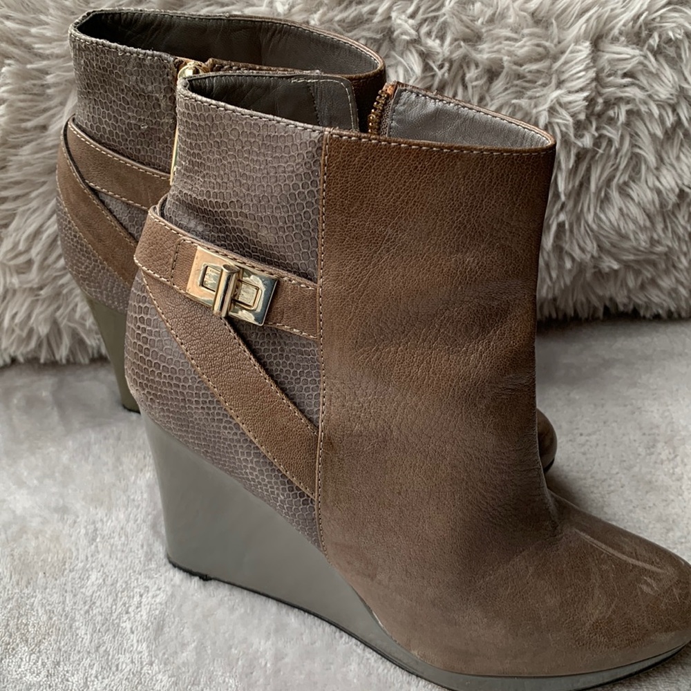 Cole Haan wedge boots
